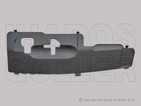 Peugeot 308 T9 2013.10.01-2017.08.01 Zárhíd takaró műanyag (kicsi) (1AT7)