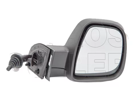 Citroen Berlingo B9 2012.04.01-2015.02.01 Visszapillantó tükör jobb, bowdenes állítható, domború, hőmérős  (139Z)