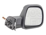   Citroen Berlingo B9 2012.04.01-2015.02.01 Visszapillantó tükör jobb, elektromos  állítható, domború, fűthető, hőmérős , fekete (13E3)