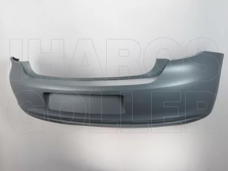 VW Polo V 2009.06.01-2014.04.21 Hátsó lökhárító alap. (5 cm-es kipufogó lyukkal) (070C)