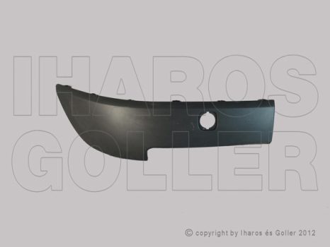 Renault Megane Scenic 2003.06.01-2006.03.31 Első lökhárító díszléc fekete jobb (07PB)