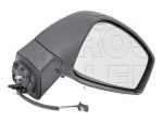   Renault Grand Scenic 2012.01.01- Visszapillantó tükör jobb, domború, elektromos  állítás, fekete, fűthető, villogós, (13BS)