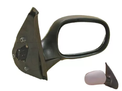 Renault Clio (Clio II) 1998.04.01-2001.05.31 Visszapillantó tükör jobb, elektromos  állítható, domború, fűthető, fényezendő (0DER)