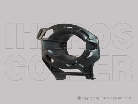 Renault Clio (Clio III) 2009.01.01-2012.10.31 Rács az első lökhárítóba bal, ködlámpás (1407)