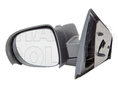 Renault Clio (Clio III) 2009.01.01-2012.10.31 Visszapillantó tükör bal, elektromos  állítás, fűthető, fekete (13E7)