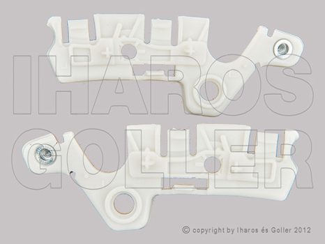 Renault Megane 2012.04.01-2013.12.31 Első lökhárító tartó bal-jobb (egybe csomagolva) (141S)