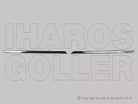 Renault Megane 2014.01.01-2016.02.01 Krómdíszléc hűtőrácsra bal-jobb (egybe csomagolva) (114C)