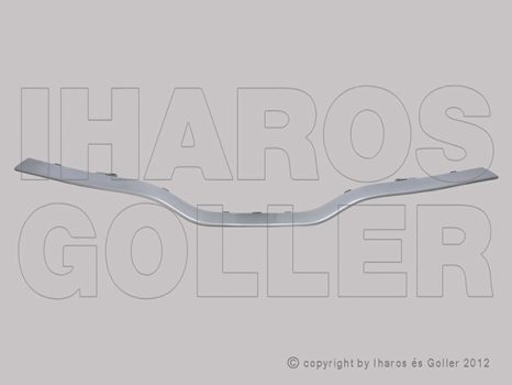 Renault Kangoo 2013.07.01- Díszléc hűtőrácsra szürkére fest., alsó, tgk.-hoz (14TY)