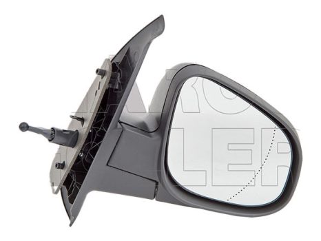 Mercedes Citan(W415) 2012.09.01- Visszapillantó tükör jobb, bowdenesállítható, aszférikus, fekete (14XP)