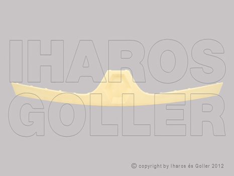 Renault Master 2003.09.01-2010.03.31 Díszléc hűtődíszrácsra, fényezendő (06.09-) (1FNX)