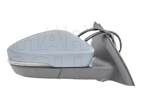 Skoda Octavia (5E) 2013.02.01-2016.09.30 Visszapillantó tükör jobb,domború,fűthető,fényezendő,villogós,elektromos behajtható.,park.f. (13Y0)