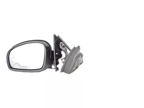 Skoda Roomster 2006.03.01-2010.03.31 Visszapillantó tükör bal, bowdenes állítható, aszférikus, fekete, (13KA)