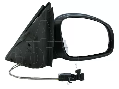 Skoda Roomster 2006.03.01-2010.03.31 Visszapillantó tükör jobb, bowdenes állítható, domború, fényezendő (0WDP)