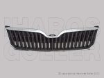   Skoda Superb 2013.06.01-2015.06.01 Hűtődíszrács fekete, krómkerettel (1KED)