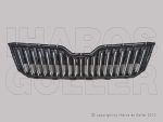   Skoda Superb (3V) 2015.06.15-2019.07.07 Hűtődíszrács fényes fekete, krómkerettel (1Y4K)