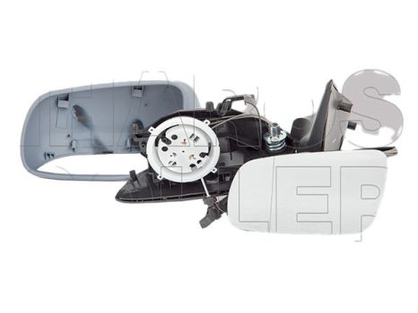 Seat Cordoba 1999.09.01-2002.08.31 Visszapillantó tükör bal, bowdenes állítás, fényezendő (nagy házas) (13M8)