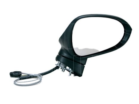 Seat Ibiza 2008.05.01-2012.03.23 Visszapillantó tükör jobb, bowdenesállítható, domború, fényezendő (0YX6)