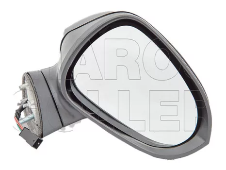 Seat Ibiza 2008.05.01-2012.03.23 Visszapillantó tükör jobb, elektromos állítható, domború, fűthető, fekete (13MA)