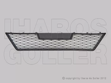 Seat Leon 2009.03.01-2012.11.30 Rács a lökhárítóba közép (1J3G)