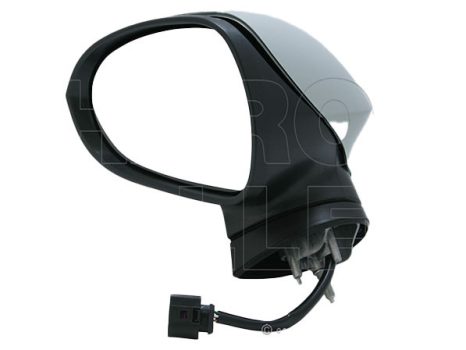 Seat Leon 2009.03.01-2012.11.30 Visszapillantó tükör bal, elektromos  állítható, fűthető, fényezendő (0WBE)