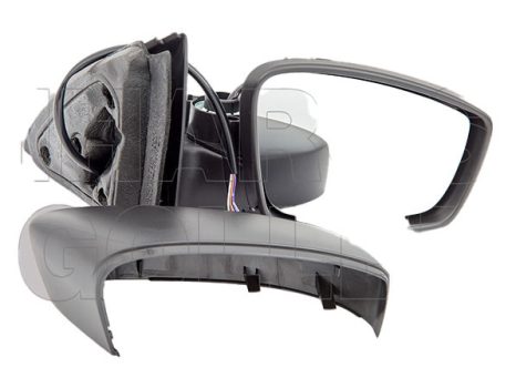 Seat Toledo 2013.01.01-2017.06.01 Visszapillantó tükör jobb, elektromos  állítás, fűthető,domború (1414)