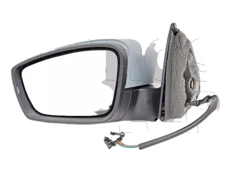 Seat Toledo 2013.01.01-2017.06.01 Visszapillantó tükör bal, elektromos  állítás, fűthető,domború,fényezendő (1412)