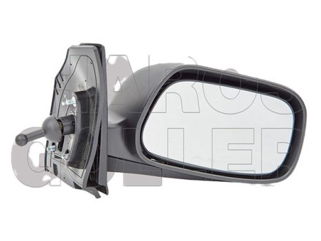 Toyota Corolla (E120) 2002.01.01-2004.05.31 Visszapillantó tükör jobb, bowdenes állítható, domború, fekete (13U3)