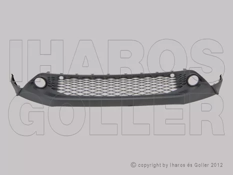 Toyota C-HR 2016.09.01- Első lökh. alsóész,áccsal, fekete (ködlámpás) (1K8C)