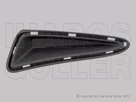 Toyota C-HR 2016.09.01- Első lökhárító betét fekete bal (1J1S)