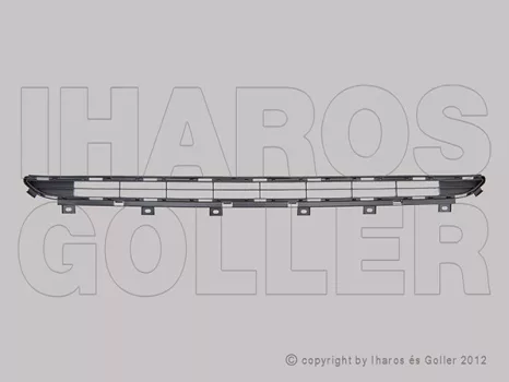 Toyota C-HR 2016.09.01- Rács első lökhárítóba, felső (1CDE)