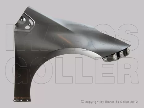 Toyota Prius 2016.01.01-2019.03.13 Első sárvédő jobb, nem oldalvillogós (15YL)