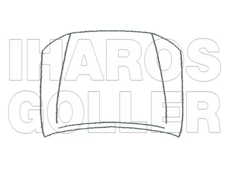 Toyota Hilux 2005.07.01-2015.12.01 Gépháztető Turbo lyuk nélkül (2WD) (0SUG)