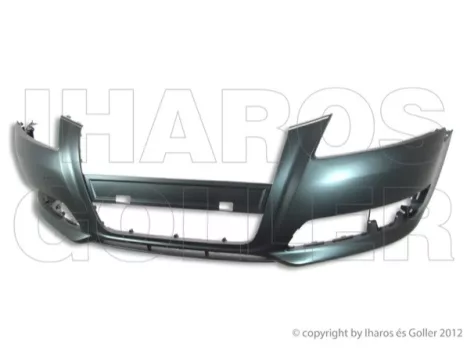 Audi A3 8P(3 ajtós) 2008.05.01-2012.08.31 Első lökhárító alapozott, vonószemborítással (086N)