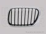   BMW X5 (E53) 2000.05.01-2006.12.31 Hűtődíszrács bal króm-fekete (-04) (0SKZ)
