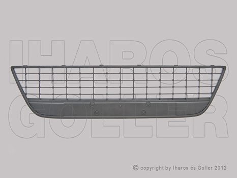 Ford Mondeo 2007.04.01-2014.12.31 Rács a lökh. közép krómkeret lyuk nélkül (1E8T)