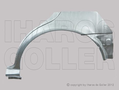 Ford Kuga 2013.01.01-2016.10.01 Hűtődíszrács fekete, króm díszléccel  (12PB)