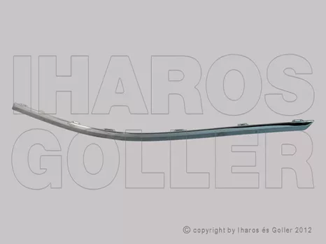 VW Passat (B7) 2010.11.01-2014.07.20 Hátsó lökhárító króm díszléc jobb (Sedan) (1175)