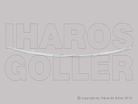 Mercedes E (W212) 2013.03.01-2016.01.01 Króm díszléc első lökh.ácsra jobb (Eleg/Avantg) (1DLX)