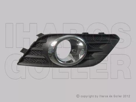 Opel Mokka 2012.09.01-2016.09.01 Rács a lökh.ba jobb fekete (króm ködl. kerettel) (112R)