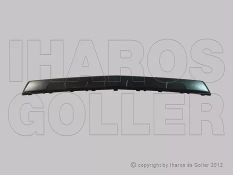 Opel Mokka 2012.09.01-2016.09.01 Első lökhárító díszléc közép, fekete (112L)