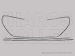   Peugeot 301 2013.01.01- Hűtődíszrács krómkeret -17.01 (11BN)