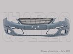   Peugeot 308 T9 2013.10.01-2017.08.01 Első lökhárító alap., szenzoros, vonósz.borítással (18VR)