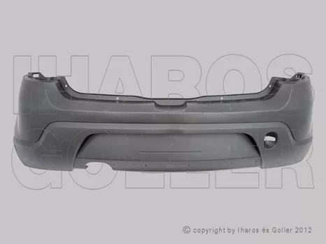 Dacia Sandero Stepway 2009.10.1-2012.09.26 Hátsó lökhárító alapozott (192H)