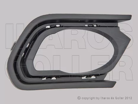 Dacia Sandero Stepway 2017.01.01-2020.12.31 Első ködlámpa keret jobb (1LA6)