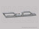   Dacia Duster 2013.06.01-2017.12.01 Króm díszléc hűtőrácsra jobb (felső) (18R8)