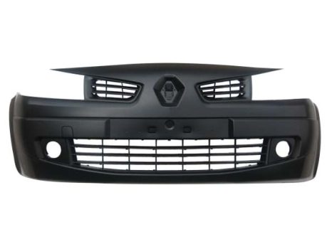 Renault Megane 2006.01.01-2008.10.31 Első lökhárító alapozott, ködl. (egybeöntött)  (0NBF)