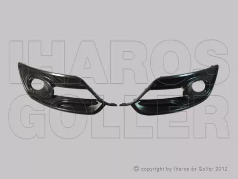 Renault Megane 2014.01.01-2016.02.01 Rács szett.e.lökh.-ba j+b ködl.és napp.fény(3/5a.) (114P)