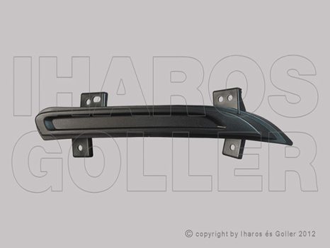 Renault Fluence 2013.01.01- E.lökh. nappalifény hely takaró bal, fekete (11ES)