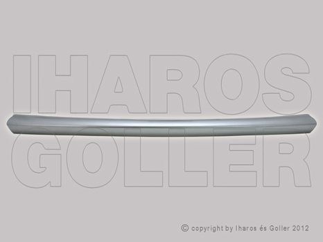 Renault Clio (Clio III) 2009.01.01-2012.10.31 Díszléc hűtődíszrácsra, ezüst (05MC)