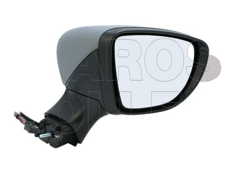 Renault Clio (Clio IV) 2012.11.01-2016.01.01 Visszapillantó tükör jobb. elektromos  állítás, domború, fűthető, hőmérős ,villogós fényezendő (0C2W)